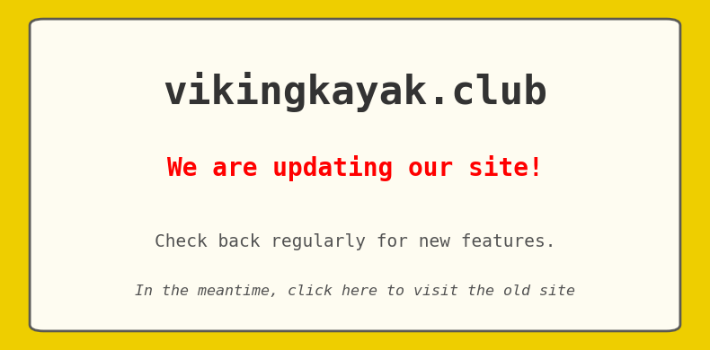 Viking Kayak Club Official Updates and Legacy Site Link